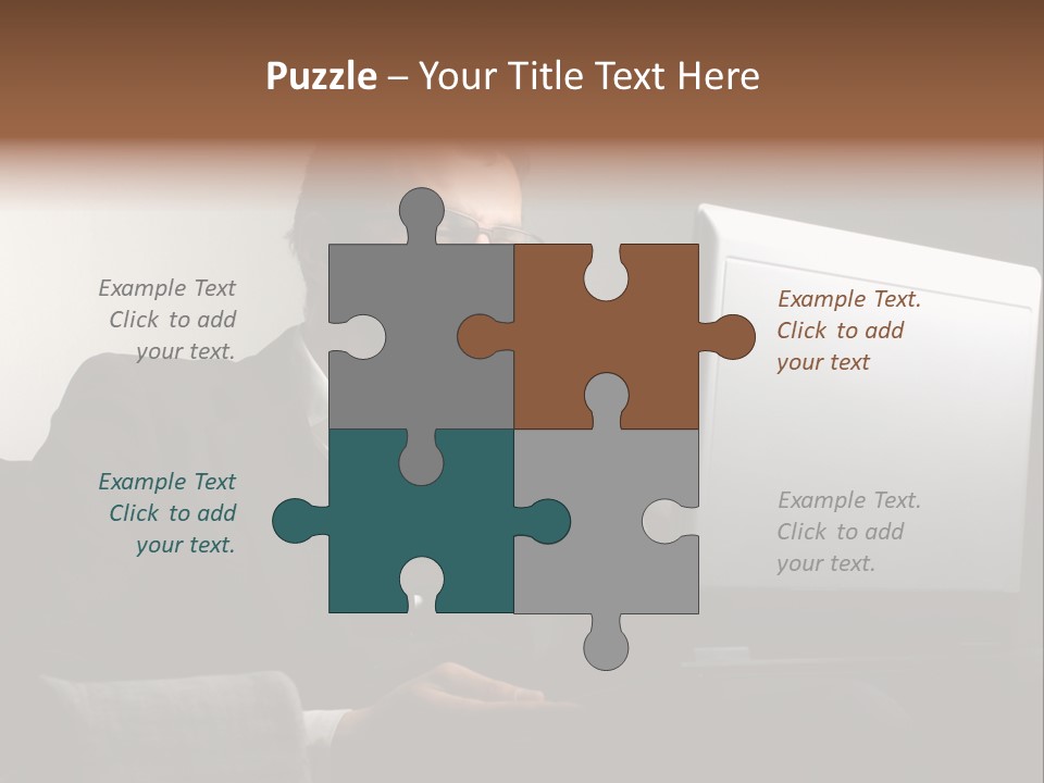 Office Internet Smile PowerPoint Template