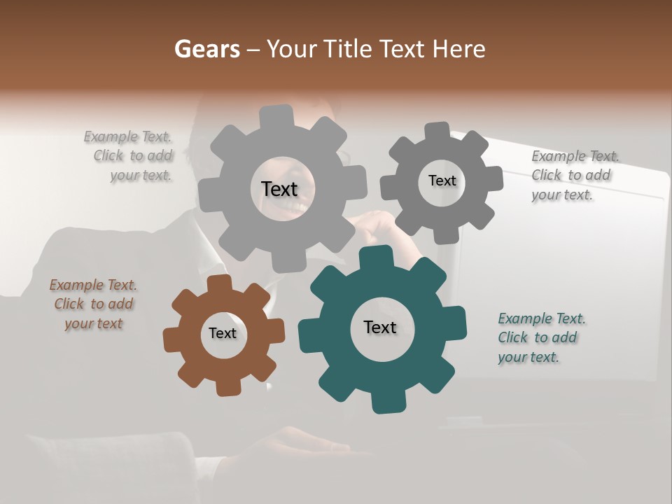 Office Internet Smile PowerPoint Template
