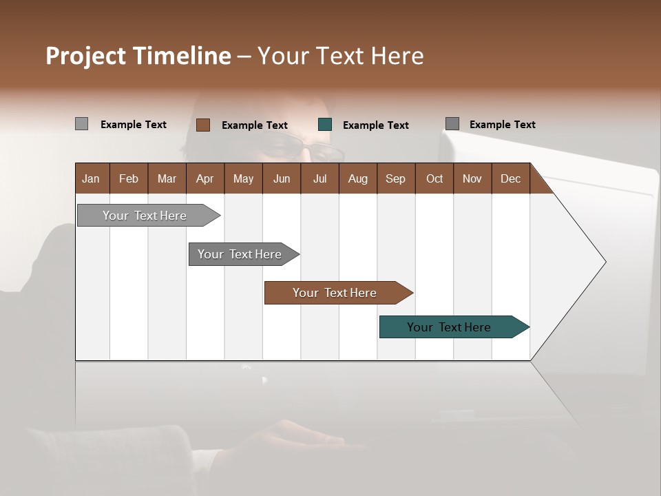 Office Internet Smile PowerPoint Template