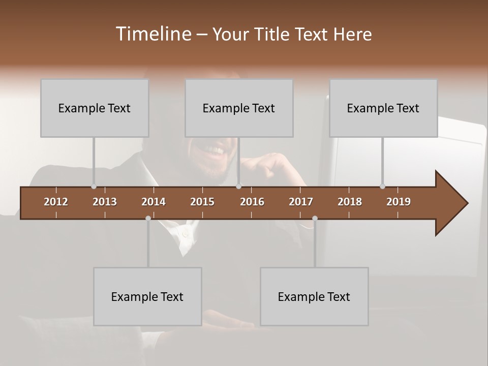 Office Internet Smile PowerPoint Template
