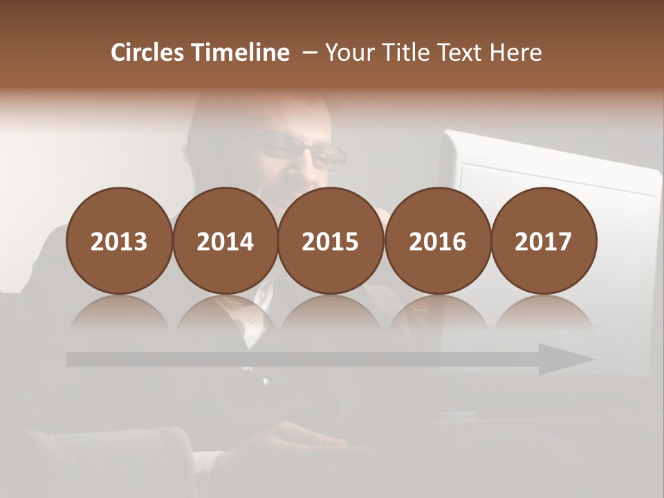 Office Internet Smile PowerPoint Template