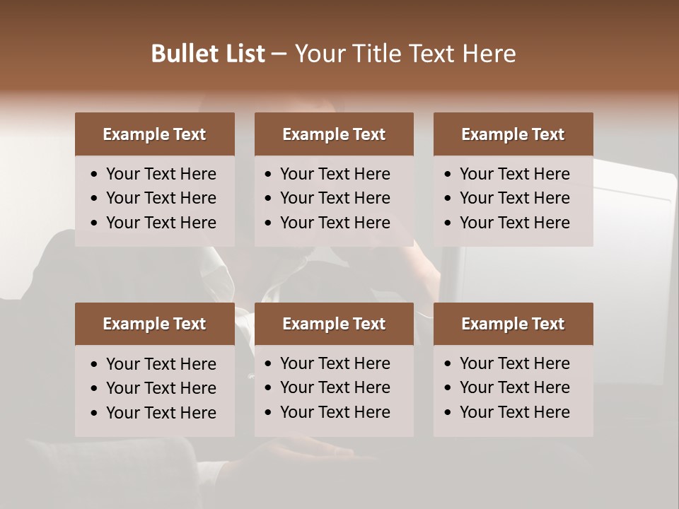 Office Internet Smile PowerPoint Template