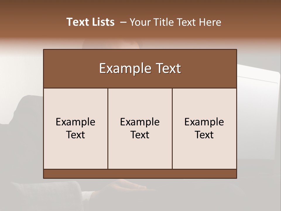 Office Internet Smile PowerPoint Template