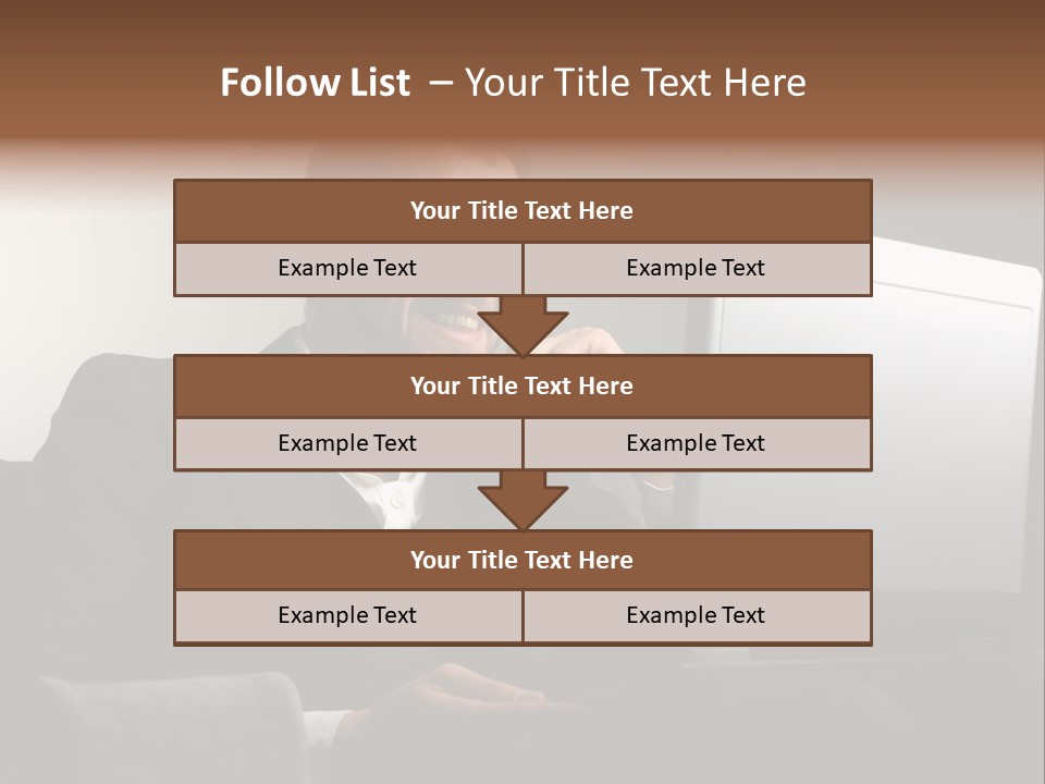 Office Internet Smile PowerPoint Template