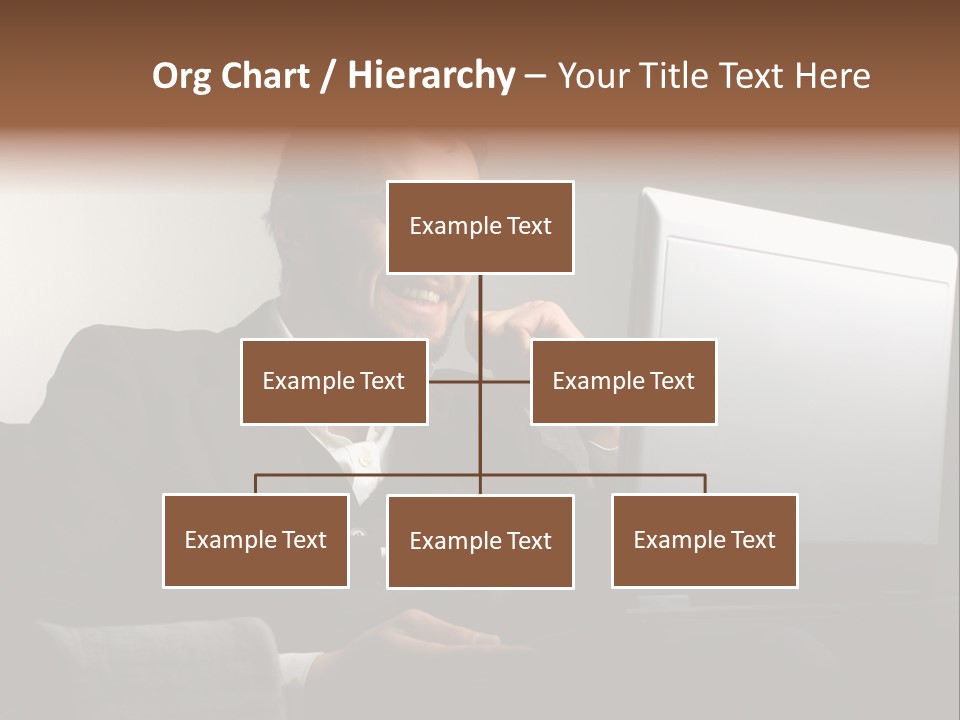Office Internet Smile PowerPoint Template