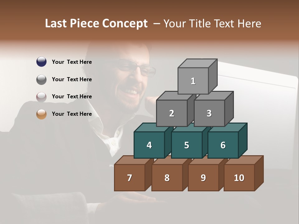 Office Internet Smile PowerPoint Template