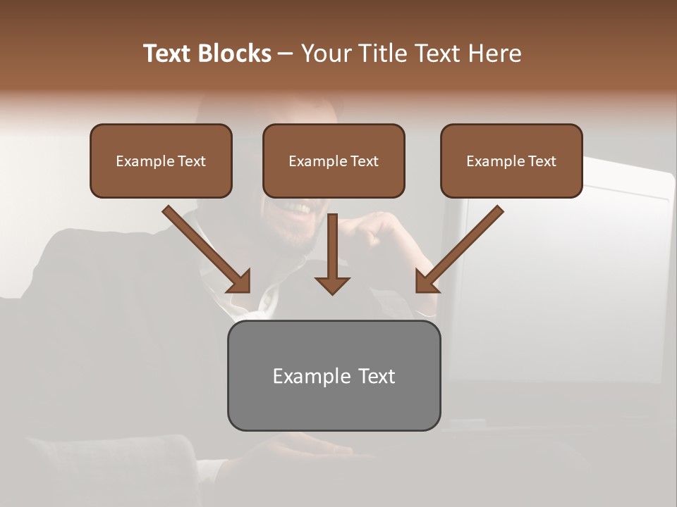 Office Internet Smile PowerPoint Template