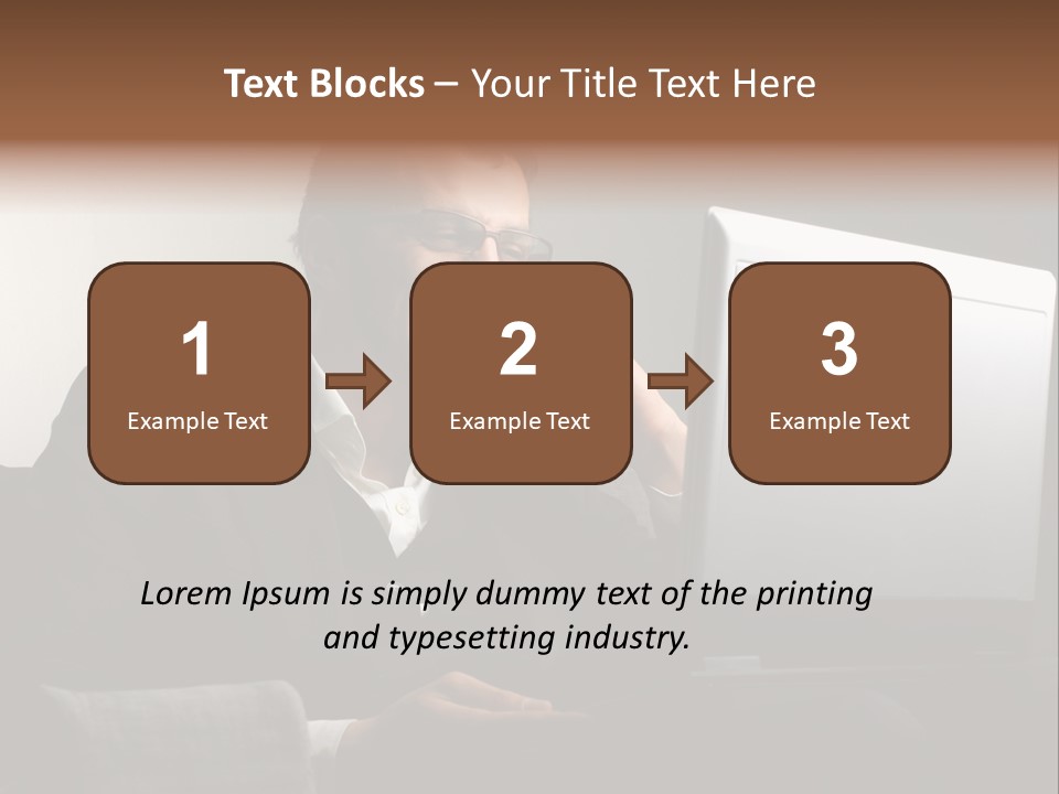 Office Internet Smile PowerPoint Template