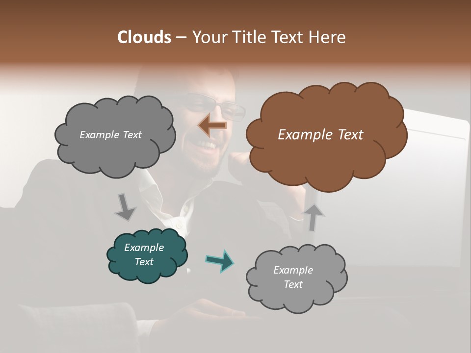 Office Internet Smile PowerPoint Template