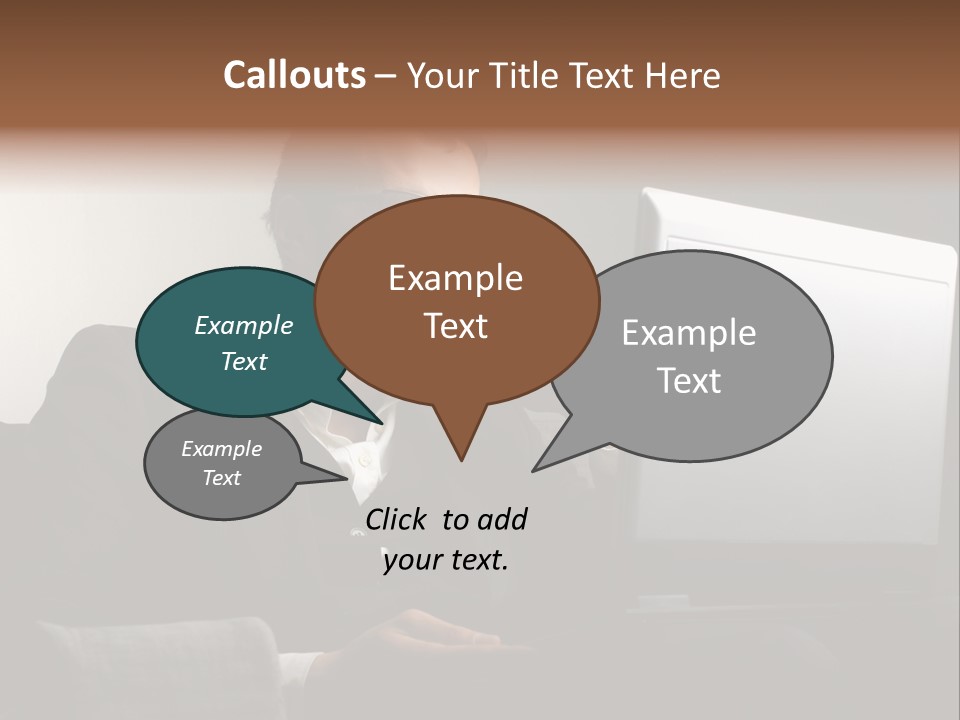 Office Internet Smile PowerPoint Template