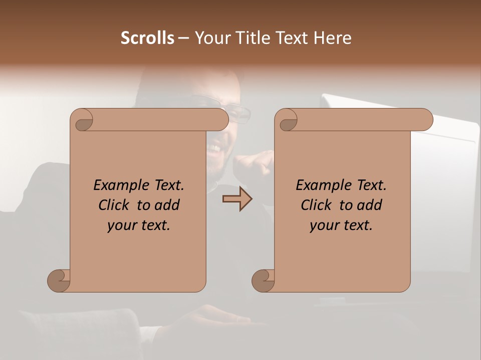 Office Internet Smile PowerPoint Template