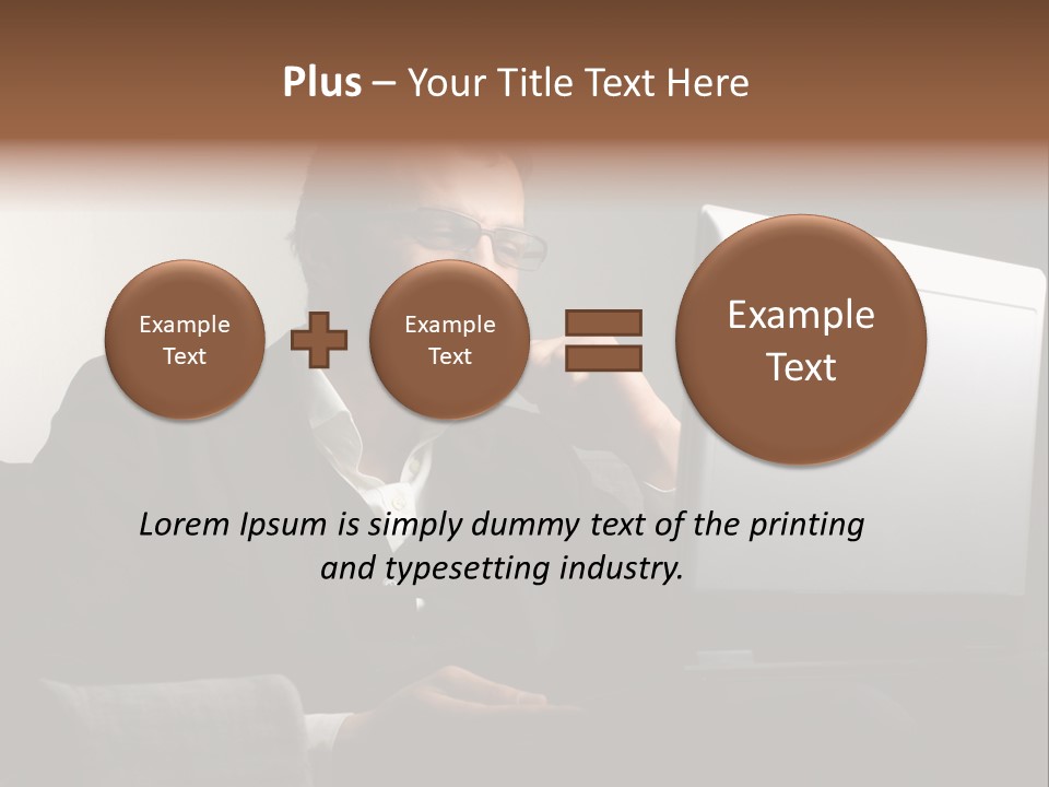 Office Internet Smile PowerPoint Template