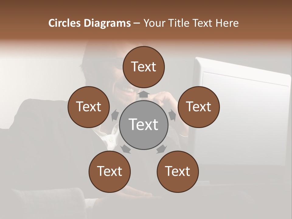 Office Internet Smile PowerPoint Template
