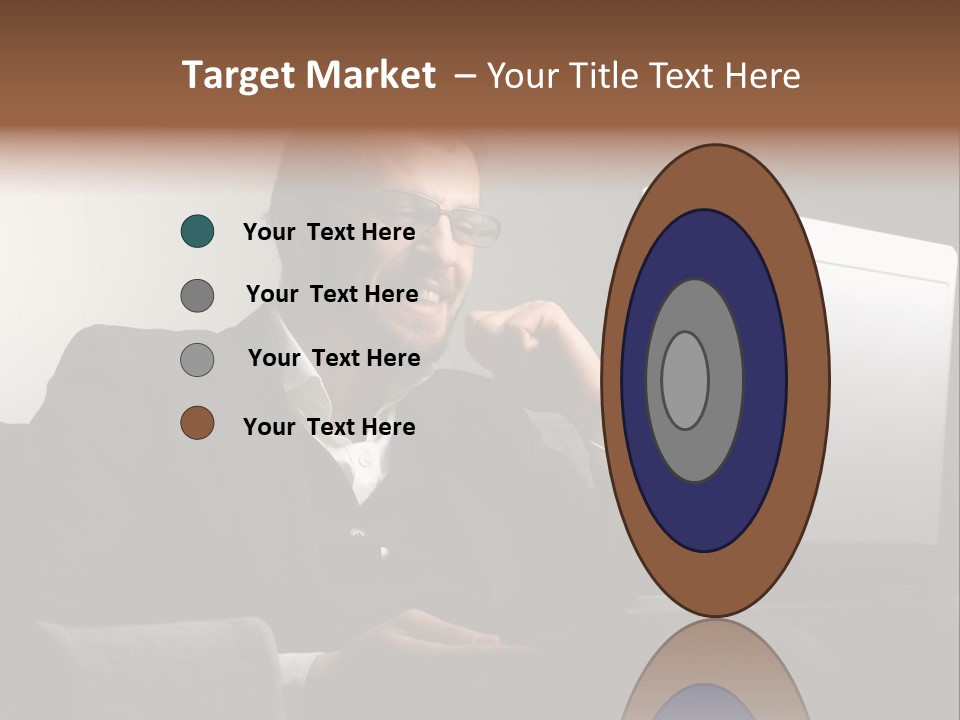 Office Internet Smile PowerPoint Template