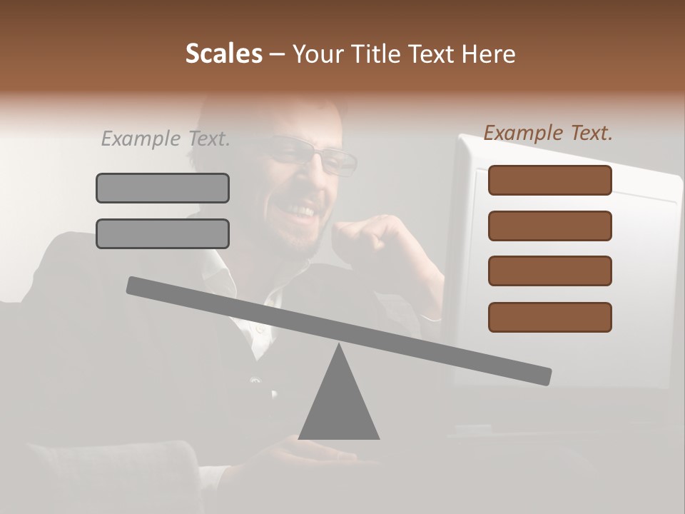 Office Internet Smile PowerPoint Template