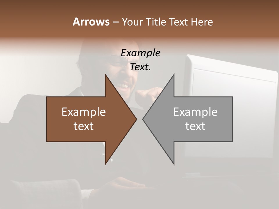 Office Internet Smile PowerPoint Template