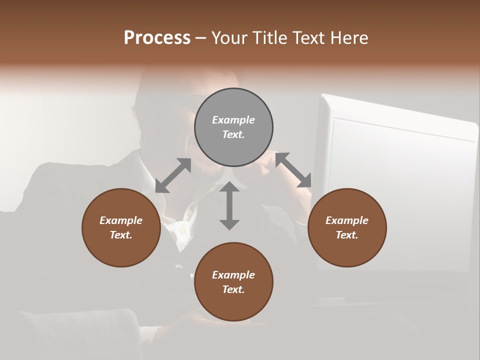 Office Internet Smile PowerPoint Template