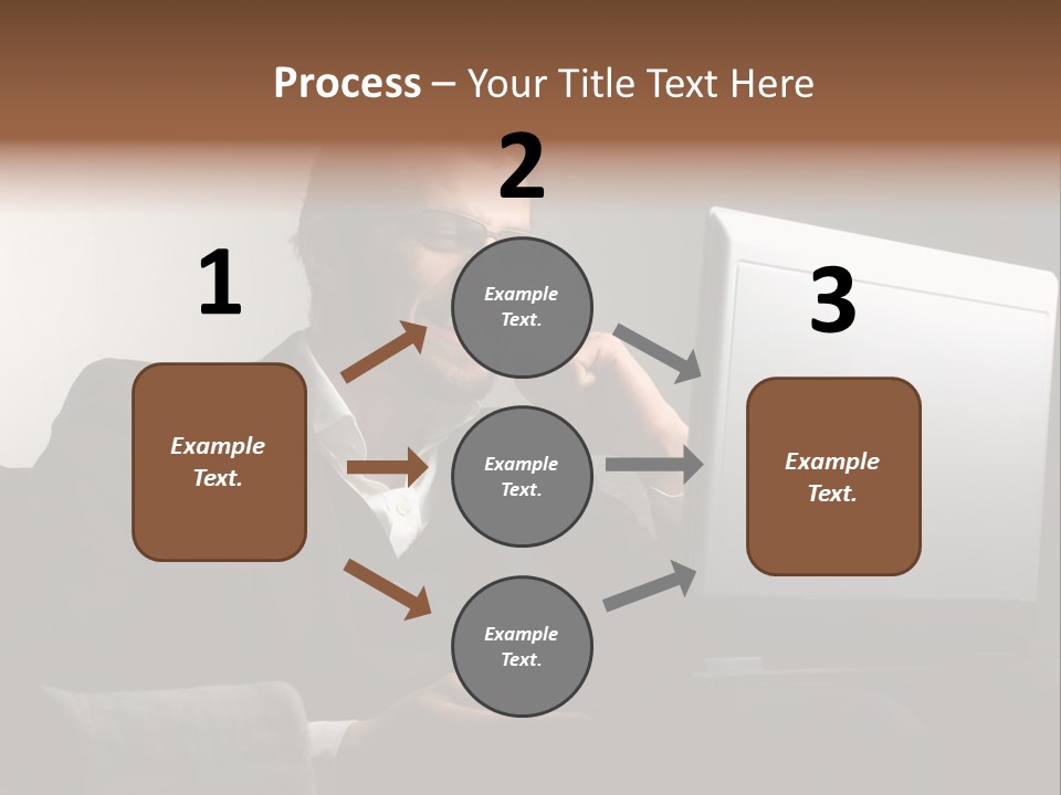 Office Internet Smile PowerPoint Template