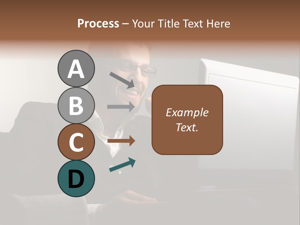 Office Internet Smile PowerPoint Template