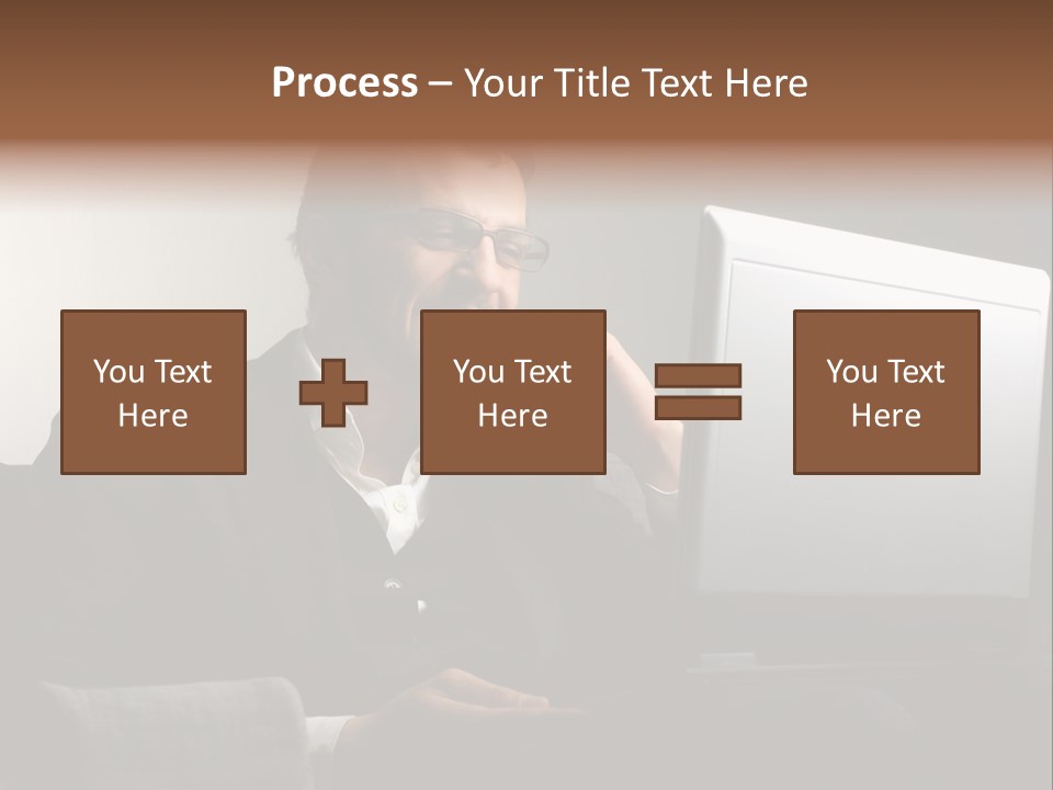 Office Internet Smile PowerPoint Template