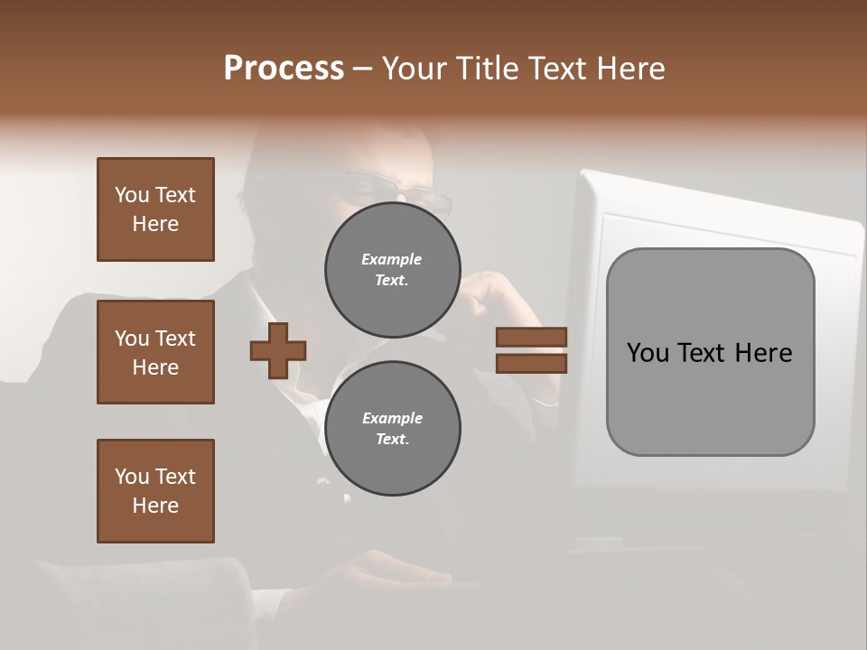 Office Internet Smile PowerPoint Template