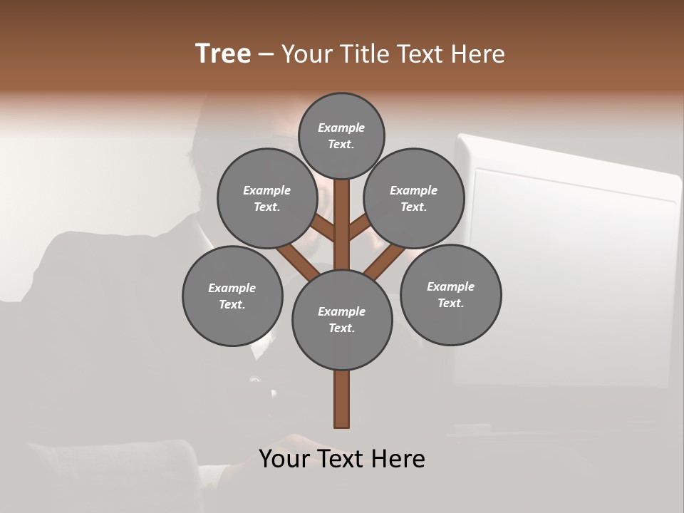 Office Internet Smile PowerPoint Template