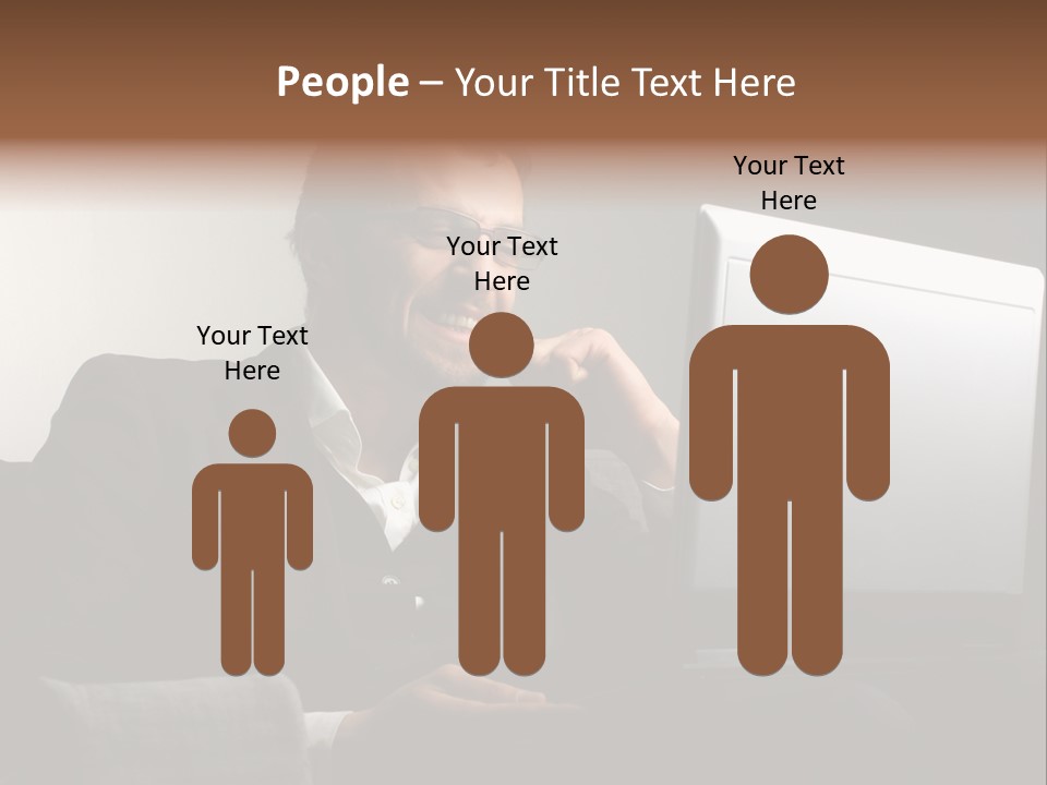 Office Internet Smile PowerPoint Template