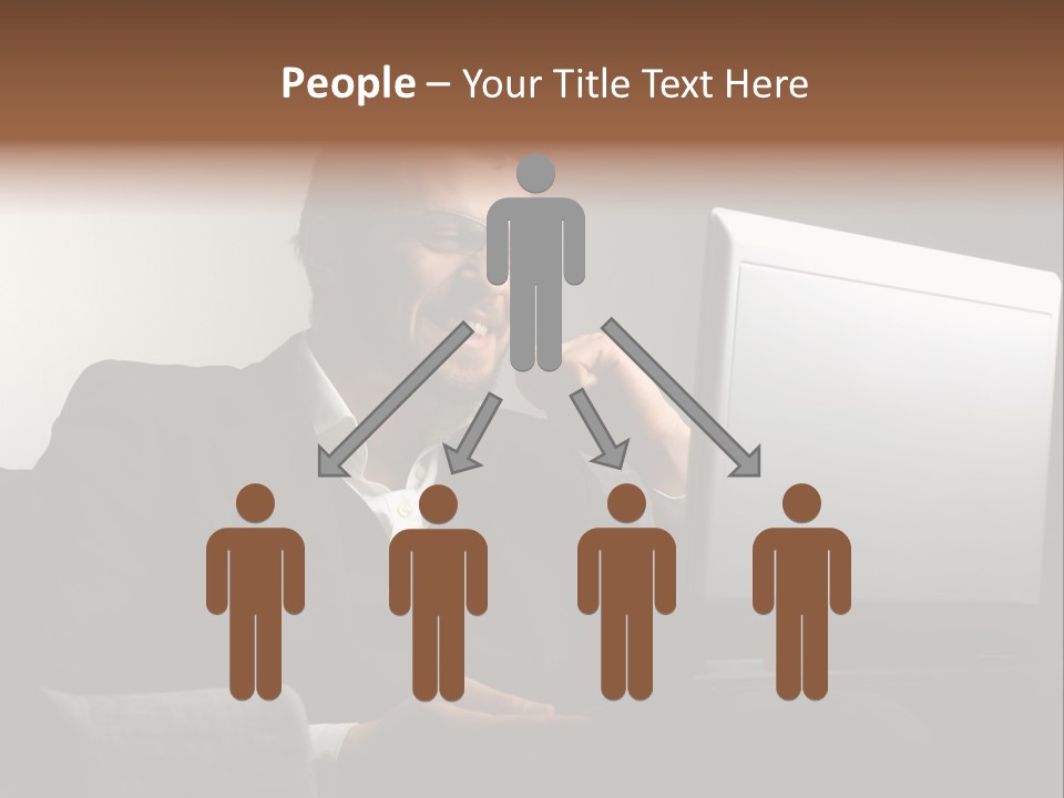 Office Internet Smile PowerPoint Template