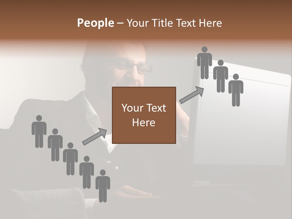 Office Internet Smile PowerPoint Template