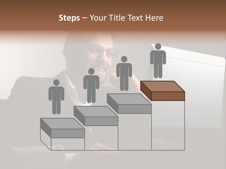 Office Internet Smile PowerPoint Template