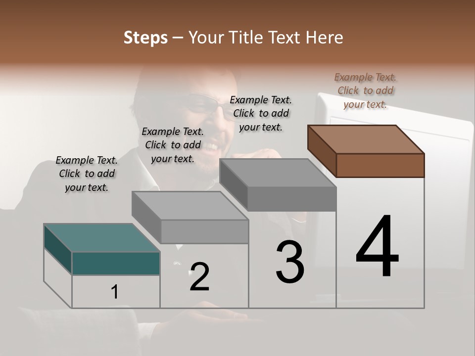 Office Internet Smile PowerPoint Template