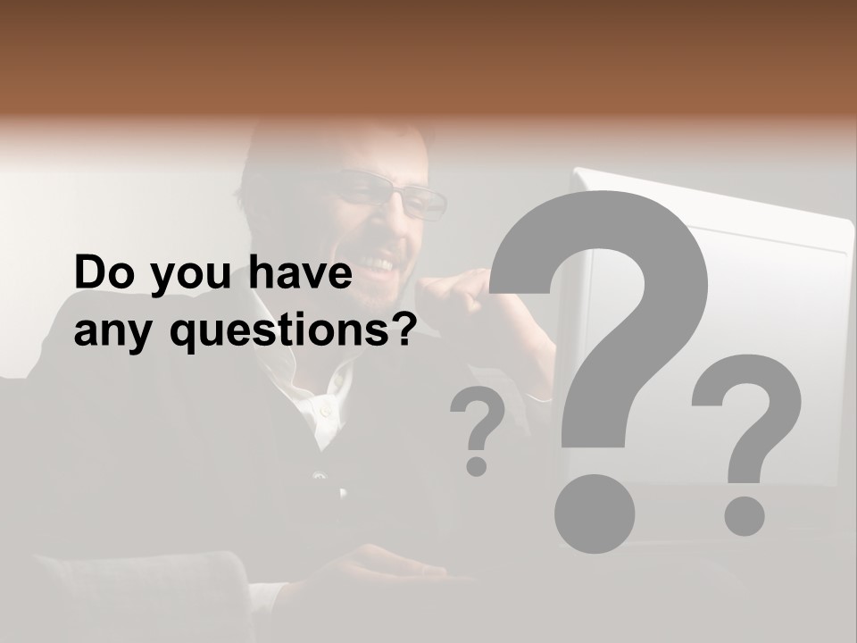 Office Internet Smile PowerPoint Template