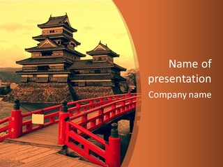 Fortification Asian Unesco PowerPoint Template