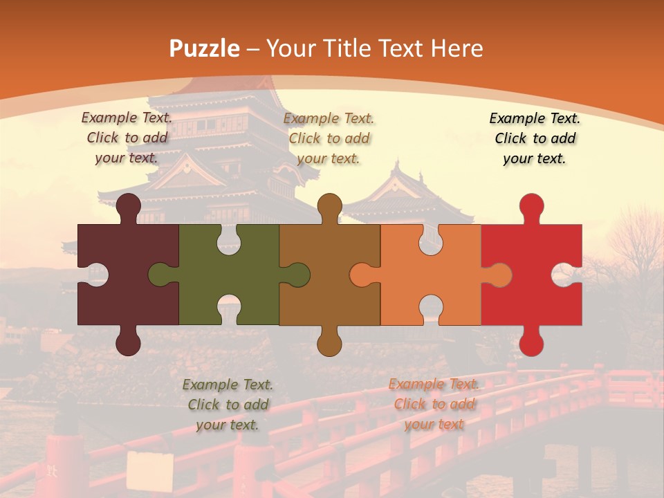 Fortification Asian Unesco PowerPoint Template