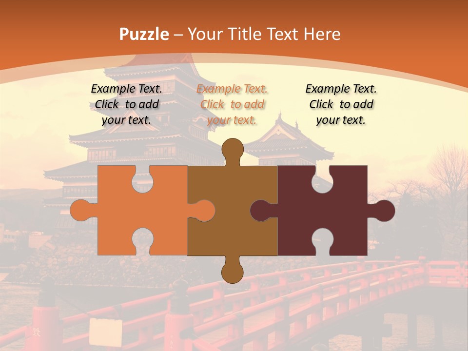 Fortification Asian Unesco PowerPoint Template