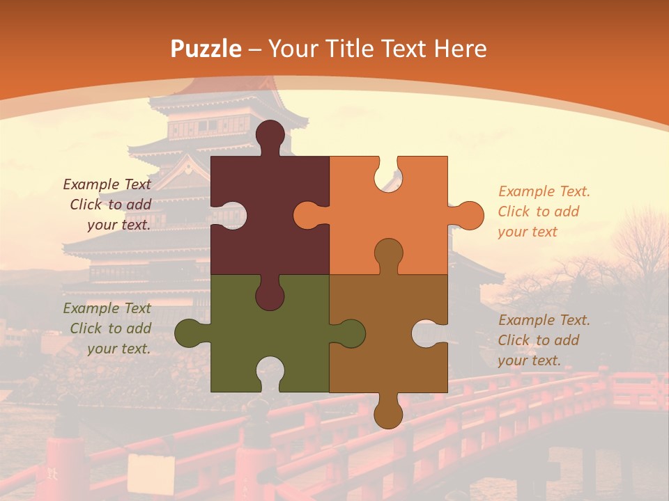 Fortification Asian Unesco PowerPoint Template