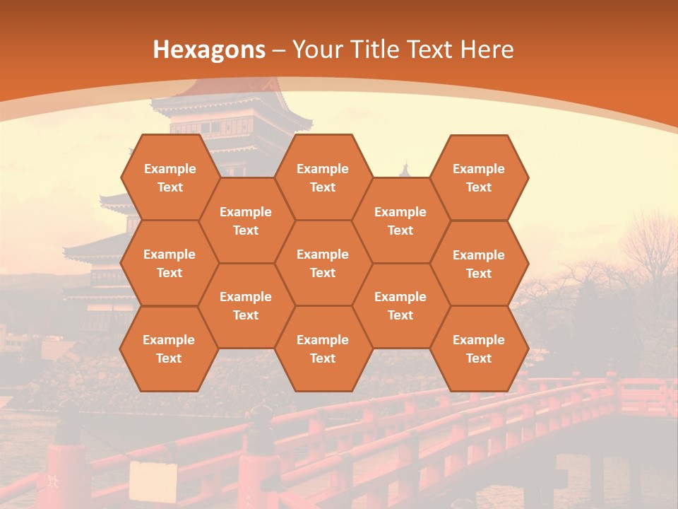 Fortification Asian Unesco PowerPoint Template