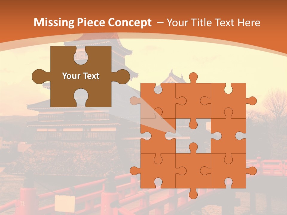 Fortification Asian Unesco PowerPoint Template