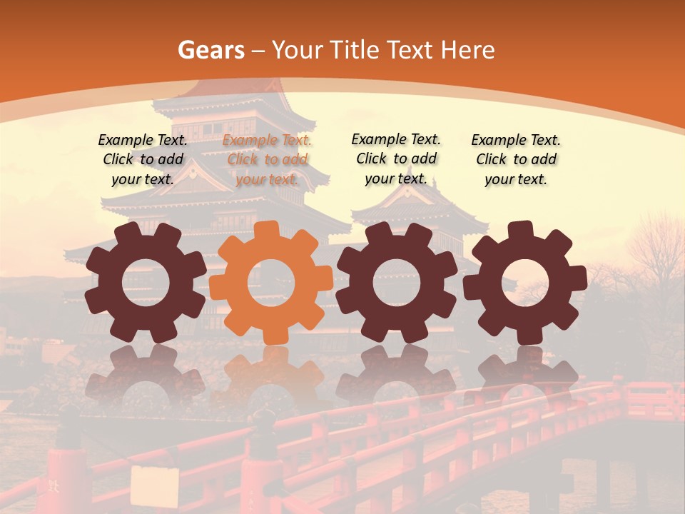 Fortification Asian Unesco PowerPoint Template