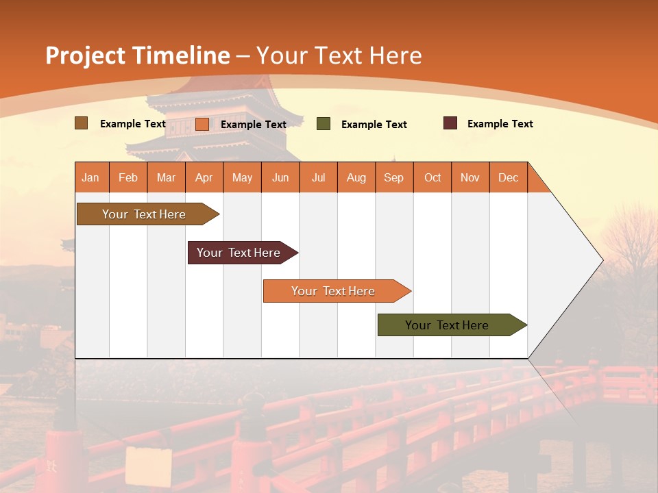 Fortification Asian Unesco PowerPoint Template