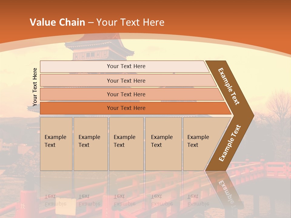 Fortification Asian Unesco PowerPoint Template