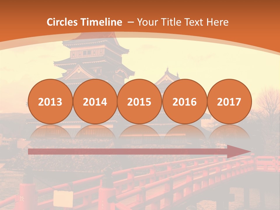 Fortification Asian Unesco PowerPoint Template