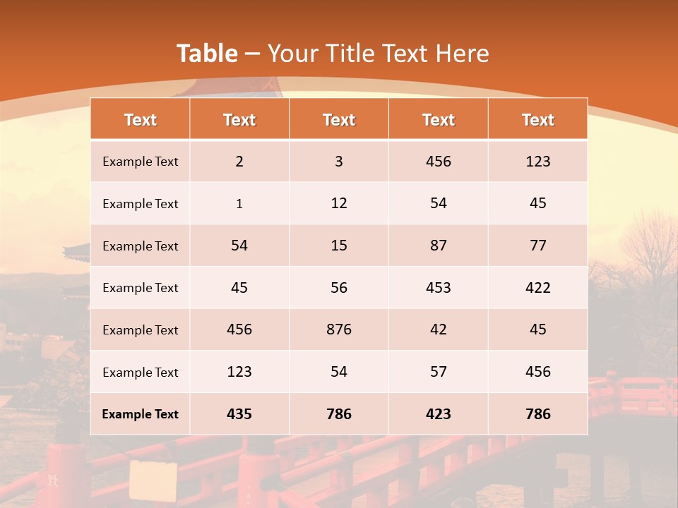 Fortification Asian Unesco PowerPoint Template
