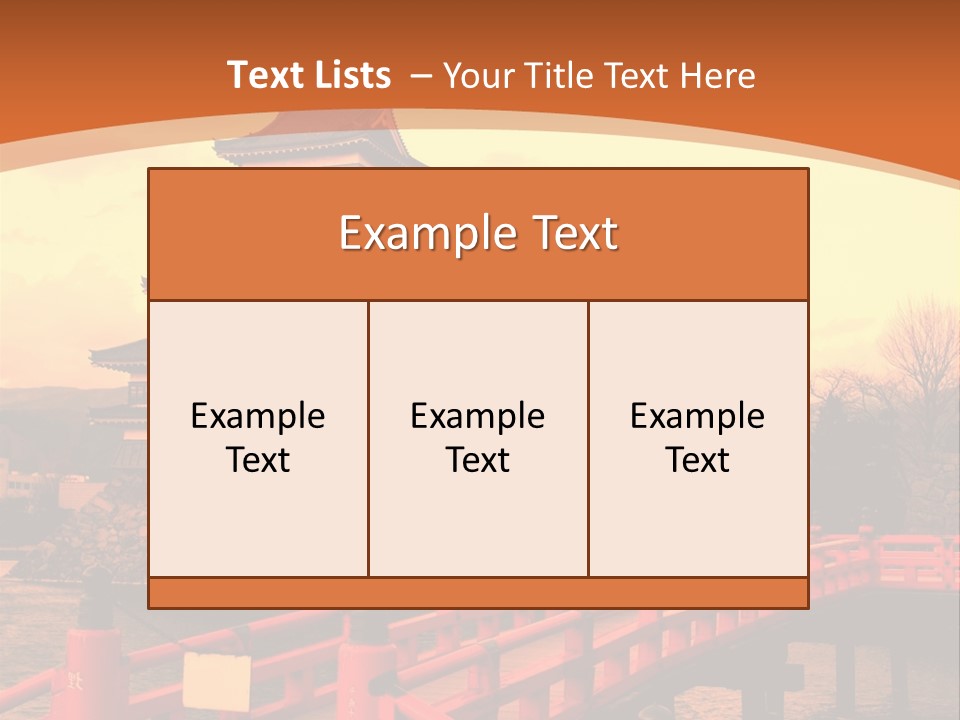 Fortification Asian Unesco PowerPoint Template