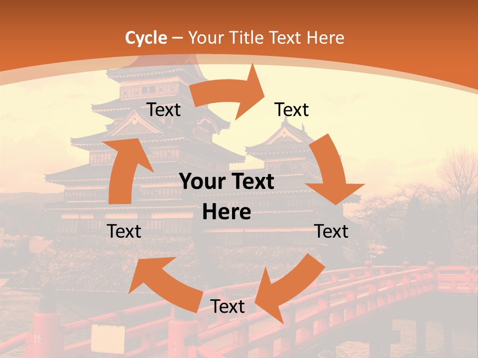 Fortification Asian Unesco PowerPoint Template