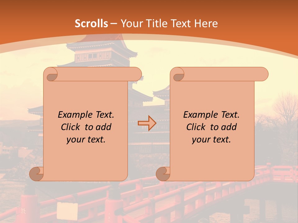 Fortification Asian Unesco PowerPoint Template