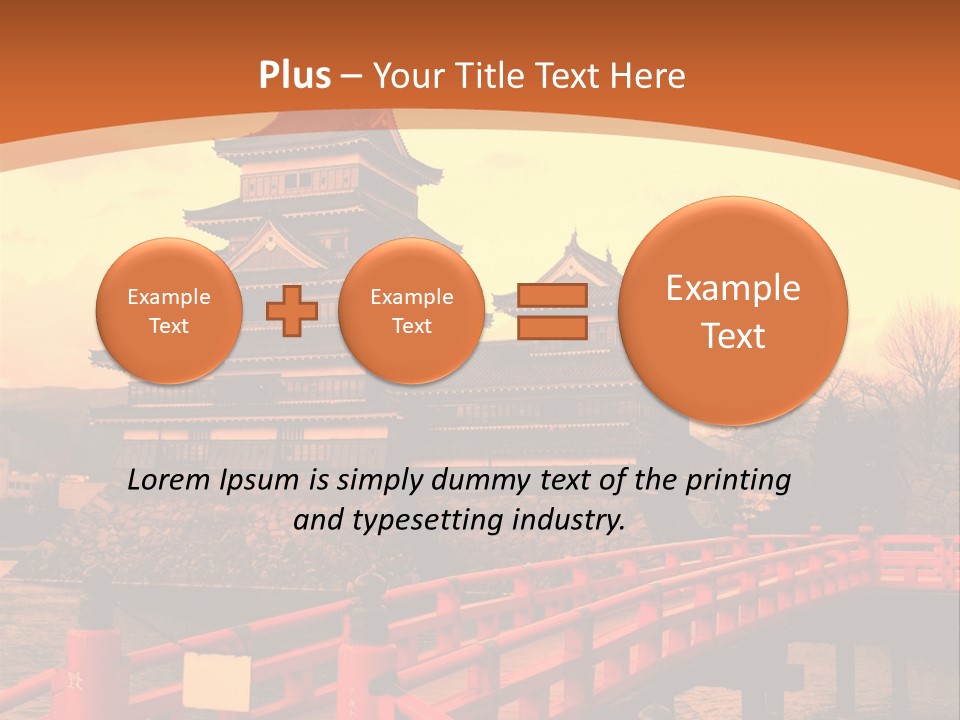 Fortification Asian Unesco PowerPoint Template