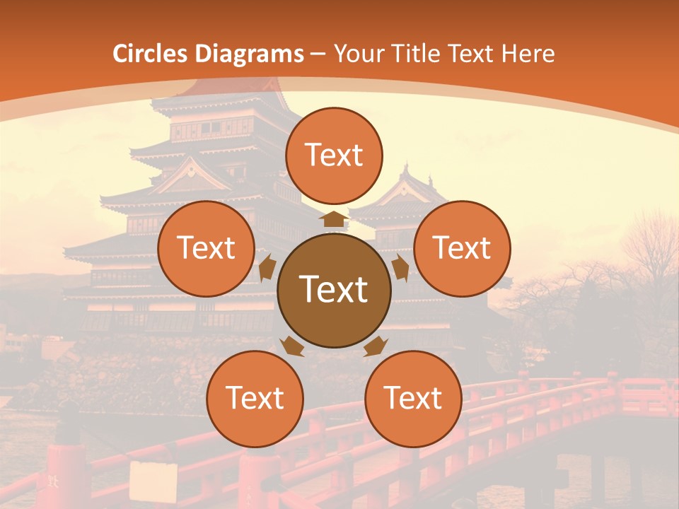 Fortification Asian Unesco PowerPoint Template