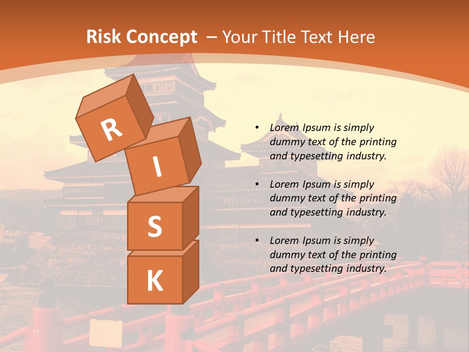 Fortification Asian Unesco PowerPoint Template