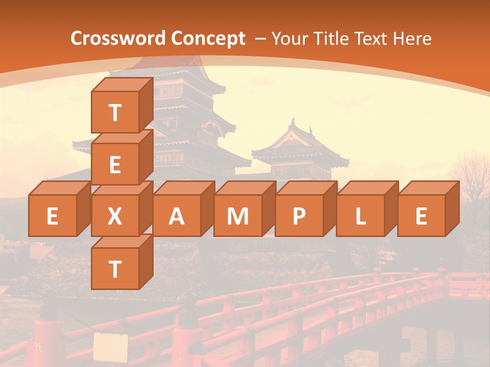 Fortification Asian Unesco PowerPoint Template